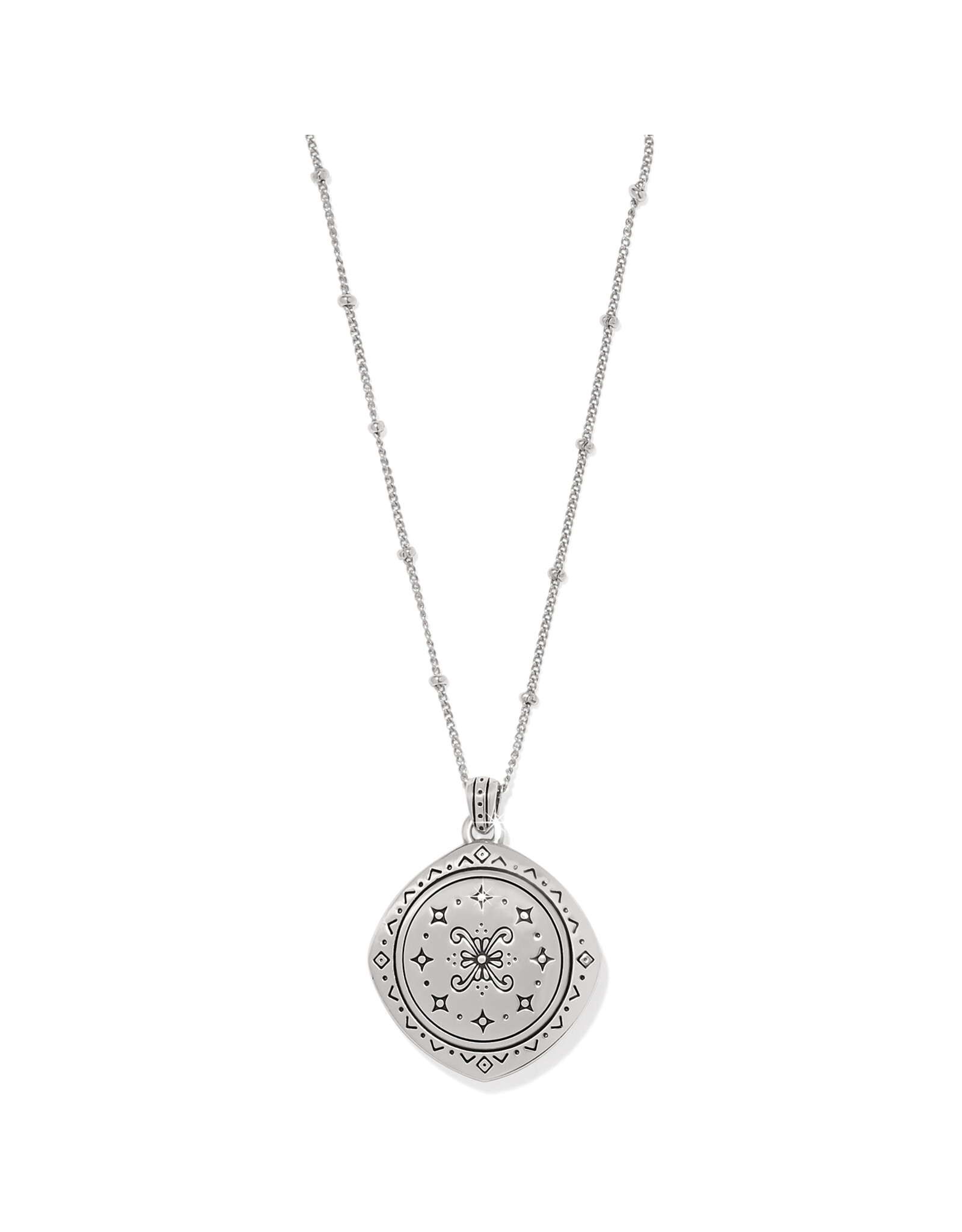 Brighton Brighton JM7485 Mosaic Two Tone Pendant Necklace