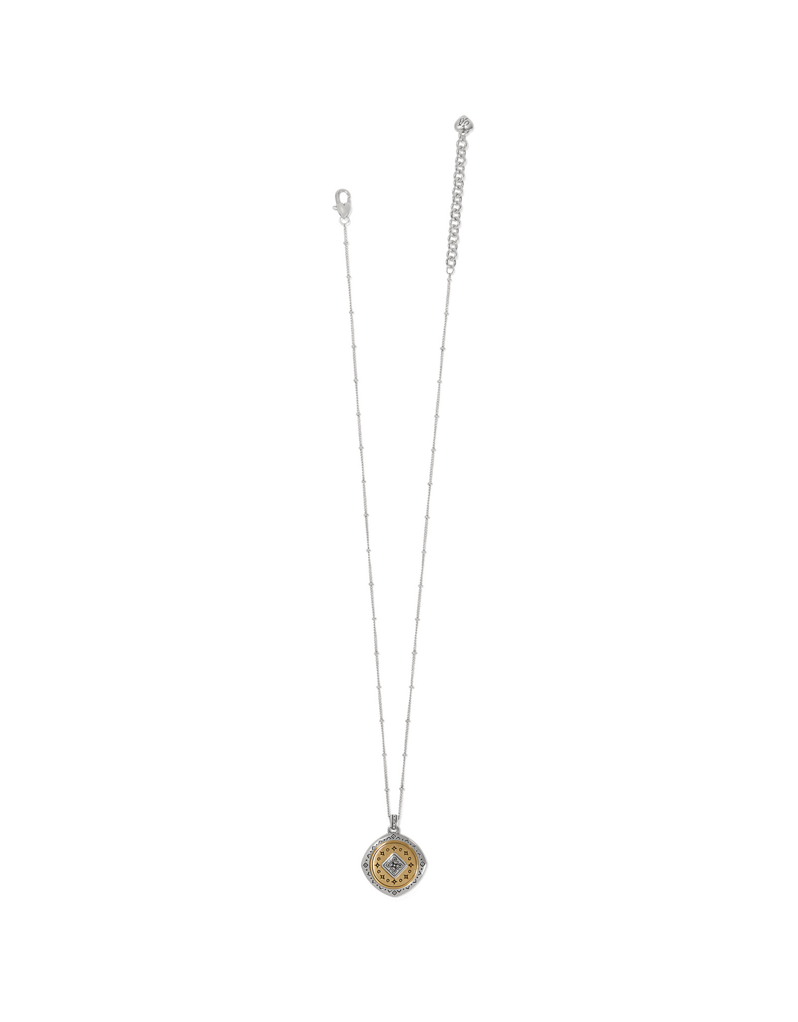 Brighton Brighton JM7485 Mosaic Two Tone Pendant Necklace
