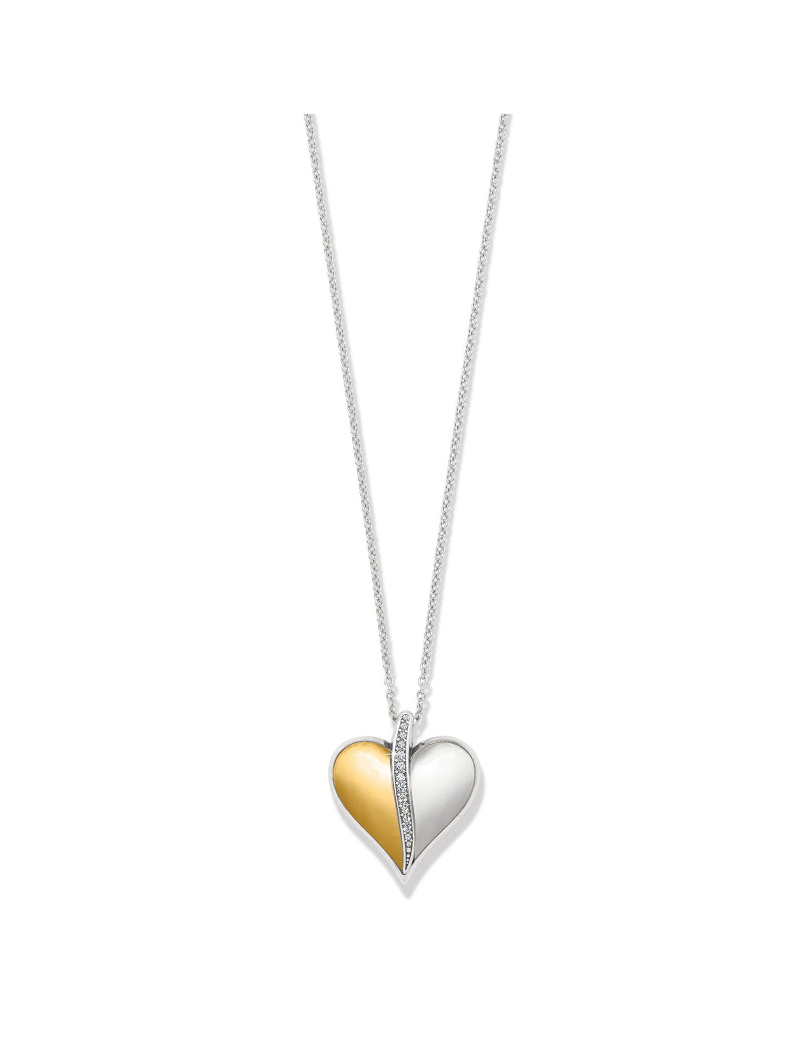 Brighton Brighton JM7603 Precious Heart Two Tone Necklace