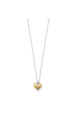 Brighton Brighton JM7609 Precious Heart Two Tone Petite Necklace