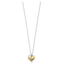 Brighton Brighton JM7609 Precious Heart Two Tone Petite Necklace