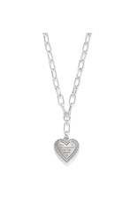 Brighton Brighton JM7612 Mosaic Heart Two Tone Necklace