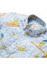Reyn Spooner Reyn M630312524 The Simpsons Cowabunga Classic  Button Front