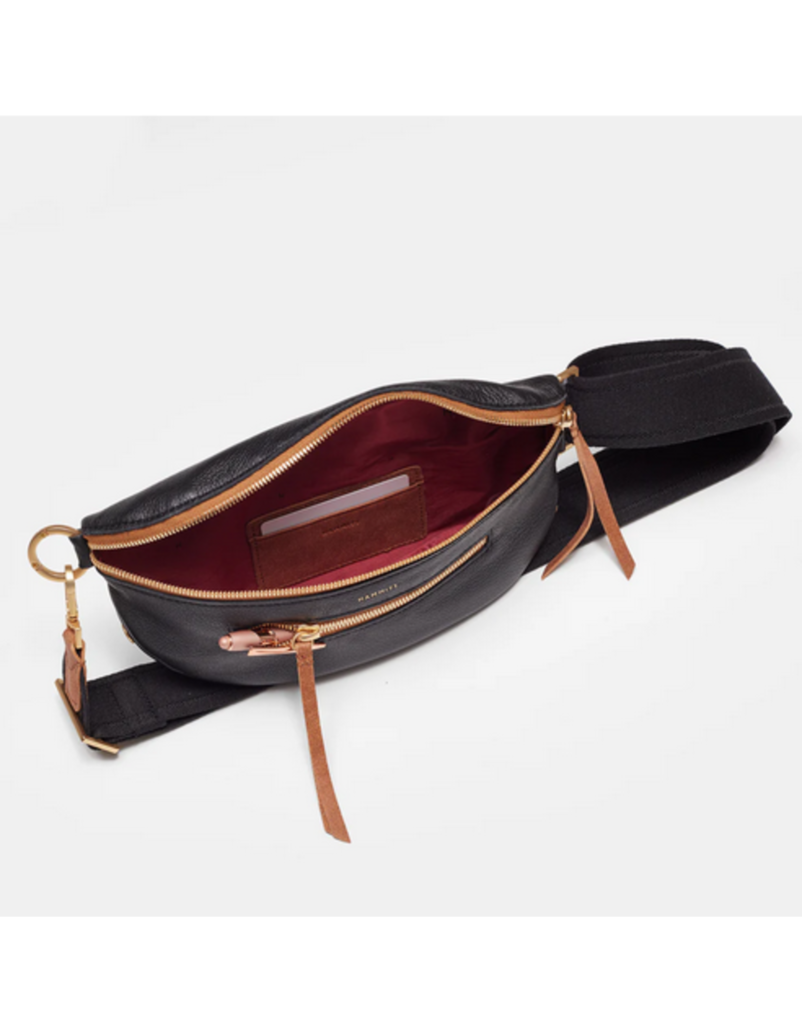 Hammitt Hammitt Charles Crossbody North End Black with Brown