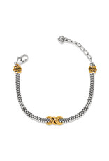 Brighton Brighton JF0218 Interlok Twist Two Tone Bracelet
