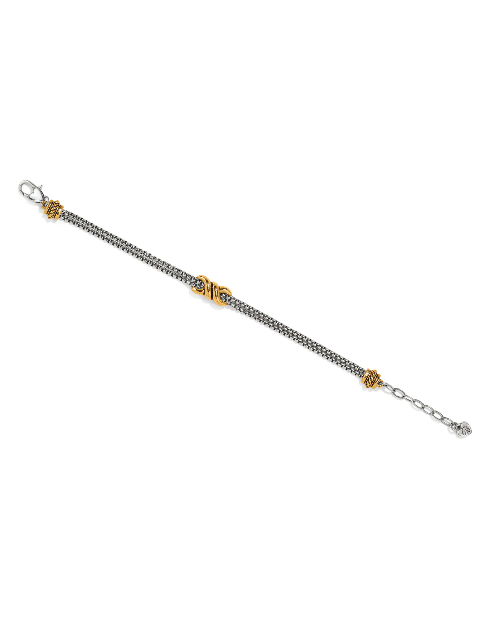 Brighton Brighton JF0218 Interlok Twist Two Tone Bracelet