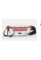 Hammitt Hammitt  Charles Crossbody Clear Gold Red Zipper 17348