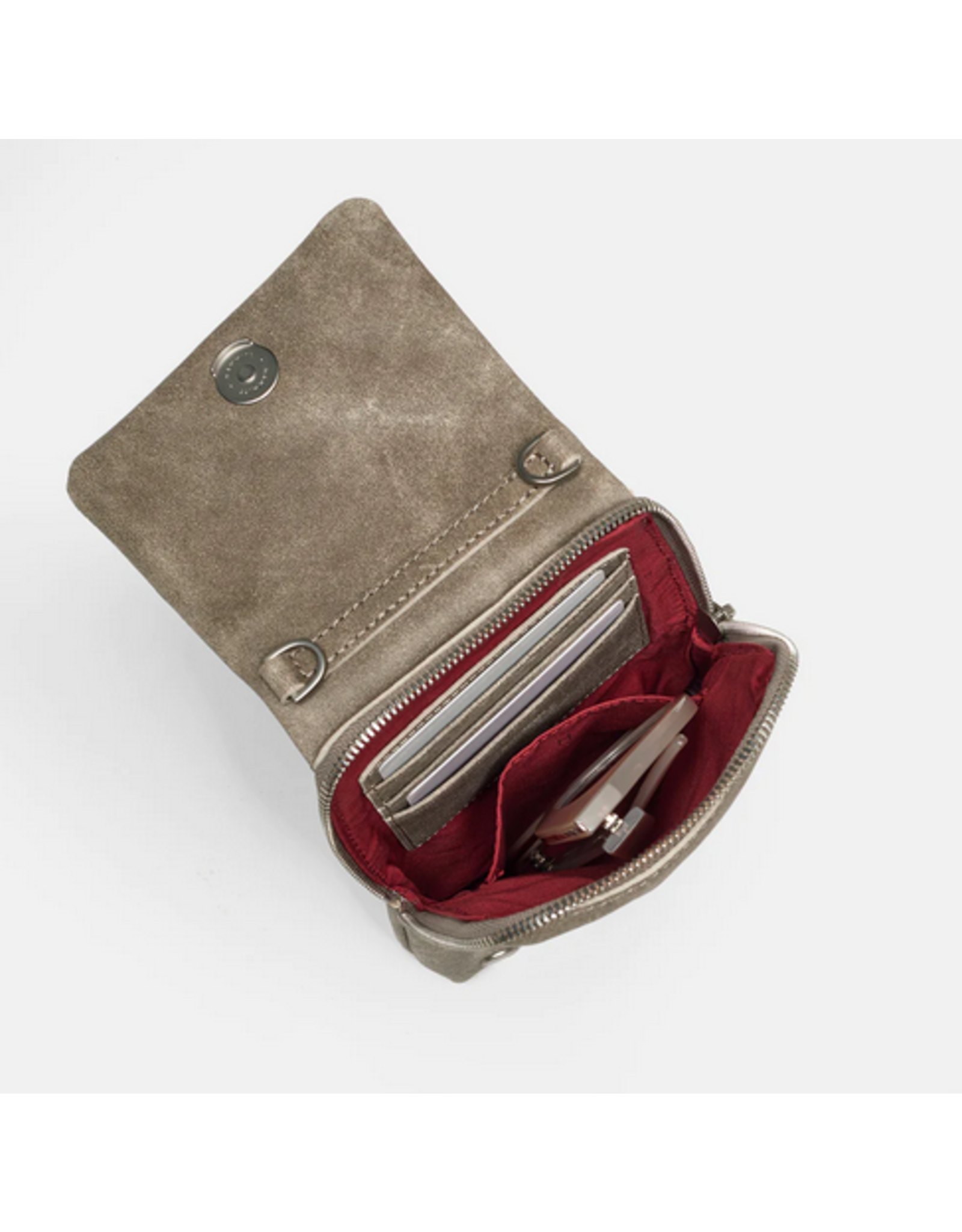 Hammitt Hammitt VIP Mobile Pewter Silver Crossbody 17735