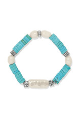 Brighton Brighton JF0201 Pebble Pearl Coast Stretch Bracelet