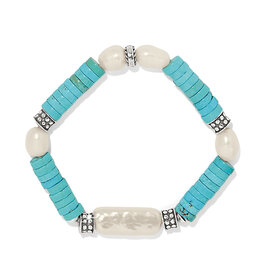 Brighton Brighton JF0201 Pebble Pearl Coast Stretch Bracelet