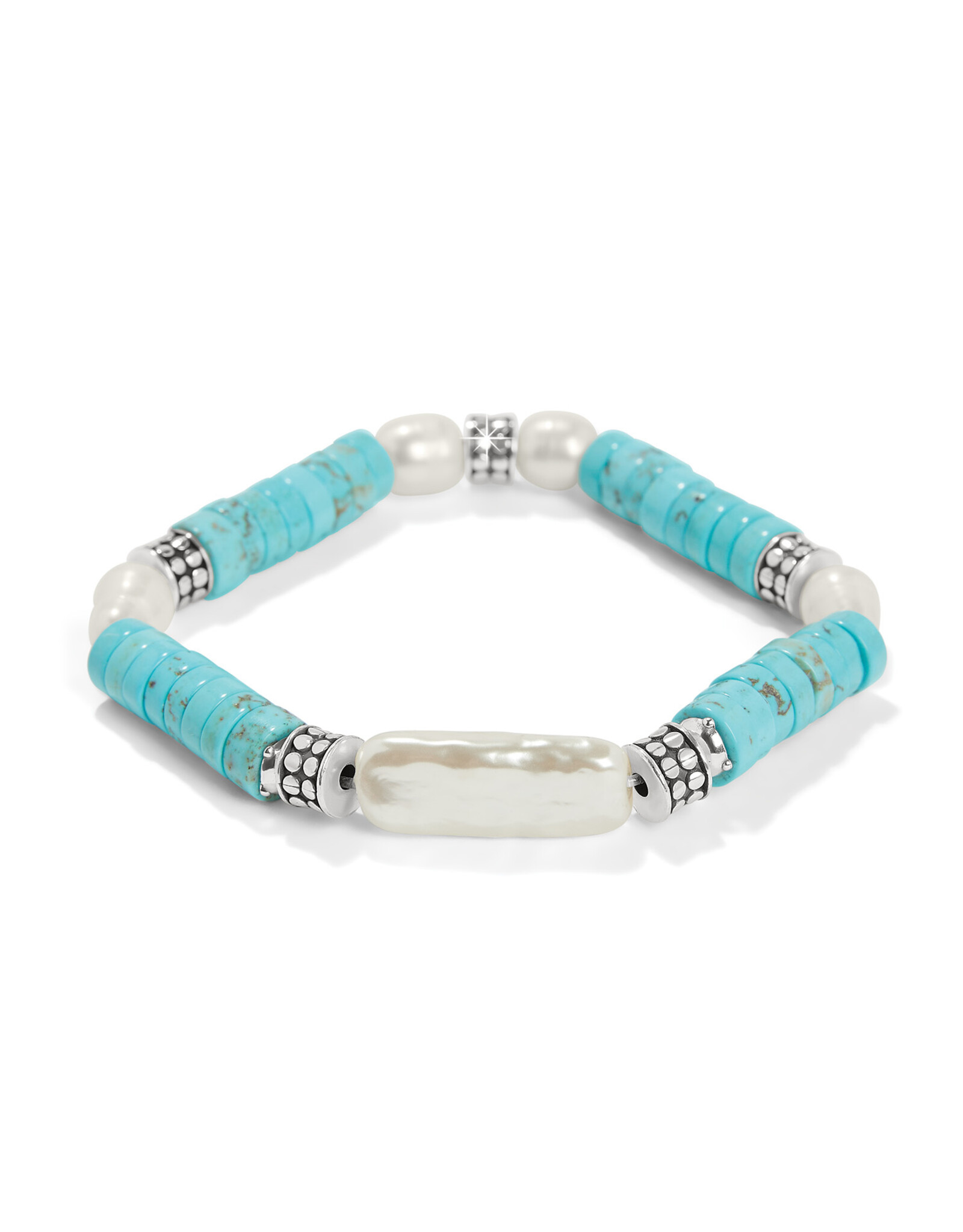 Brighton Brighton JF0201 Pebble Pearl Coast Stretch Bracelet