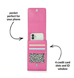 Brighton Brighton E5453B Deeply In Love Phone Organizer Bubble Gum