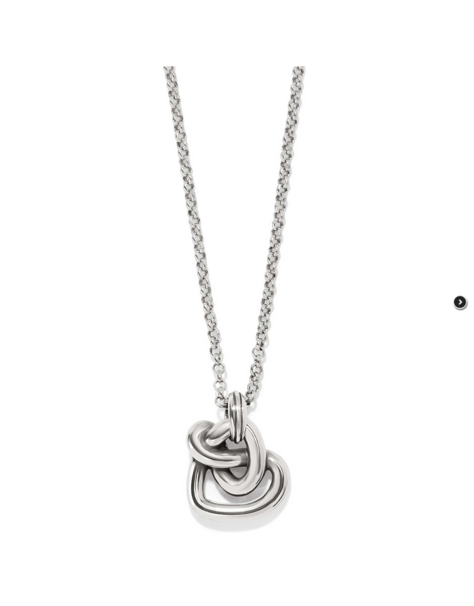 Brighton Brighton JM7590 Interlok Curve Heart Necklace