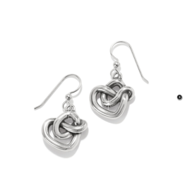 Brighton Brighton JA0004 Interlok Curve Heart French Wire Earrings