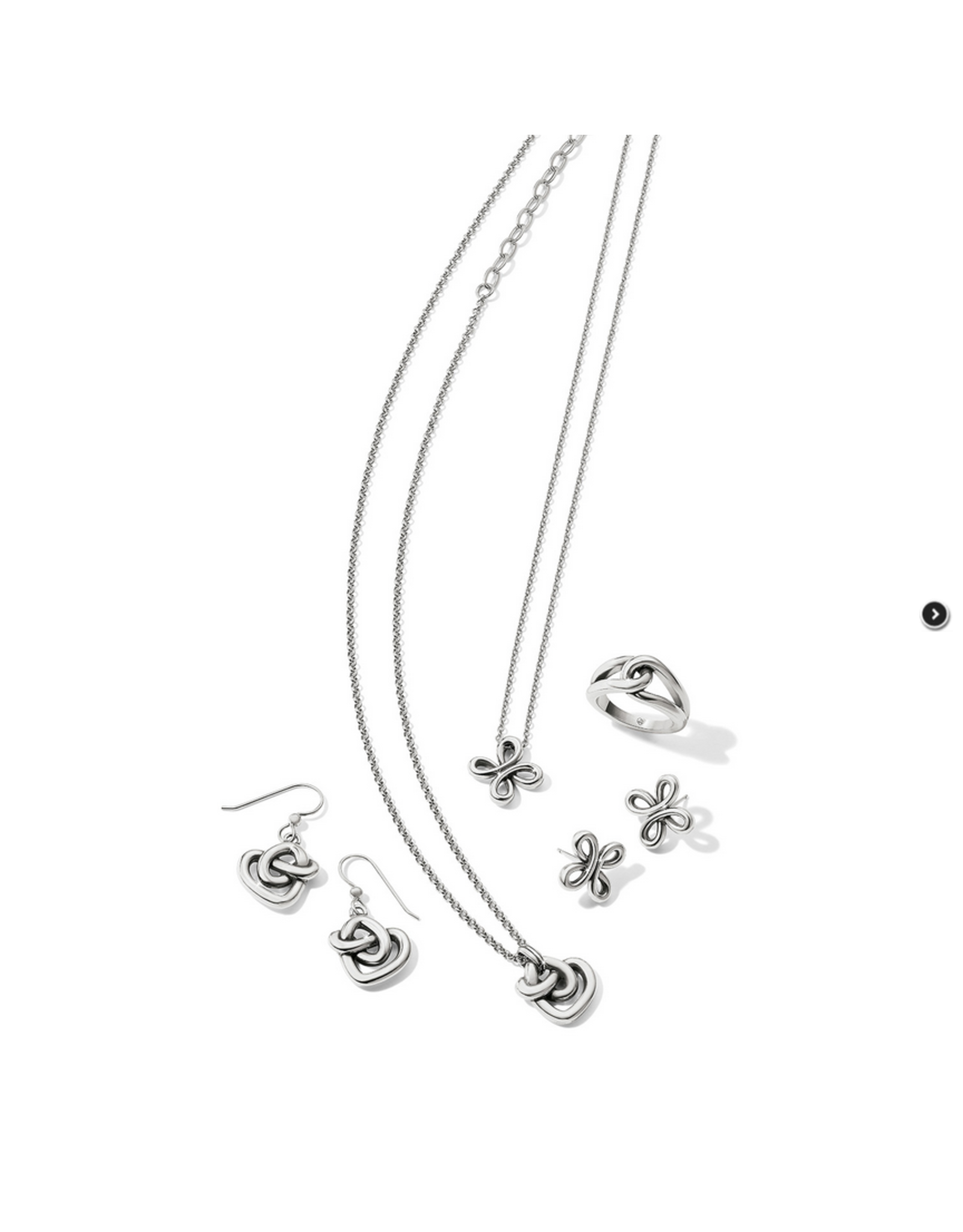 Brighton Brighton JA0004 Interlok Curve Heart French Wire Earrings