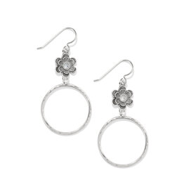 Brighton Brighton JA0012 Metal Petal French Wire Earrings