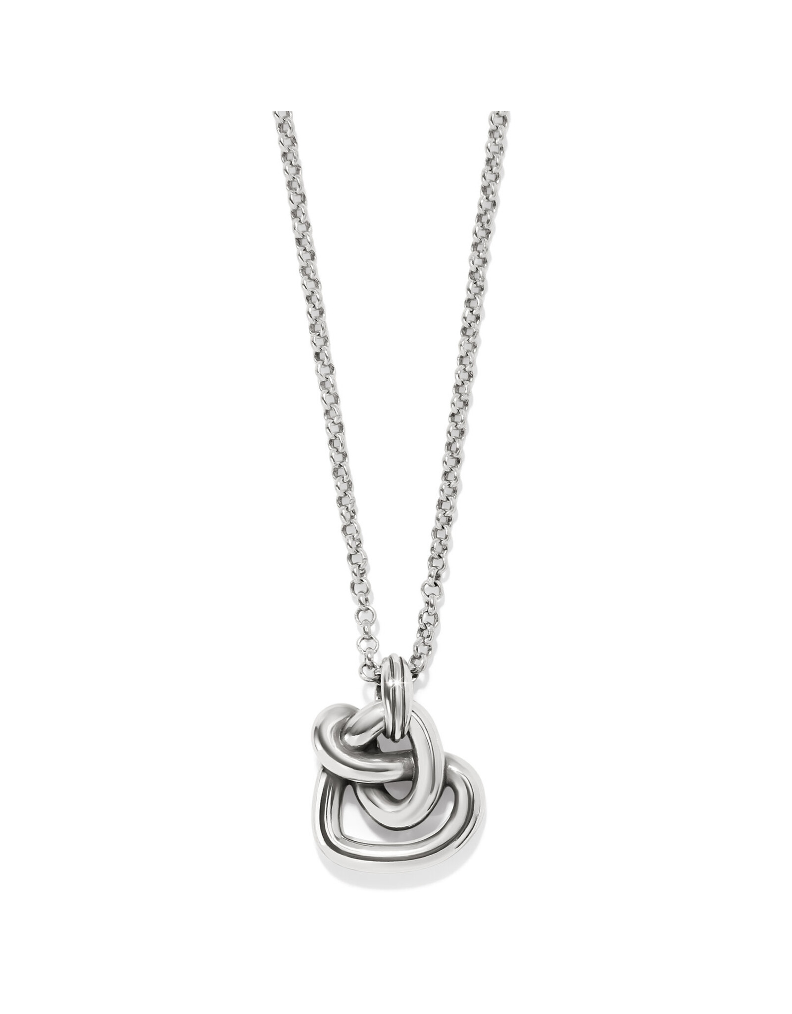 Brighton Brighton JM7590 Interlok Curve Heart Necklace