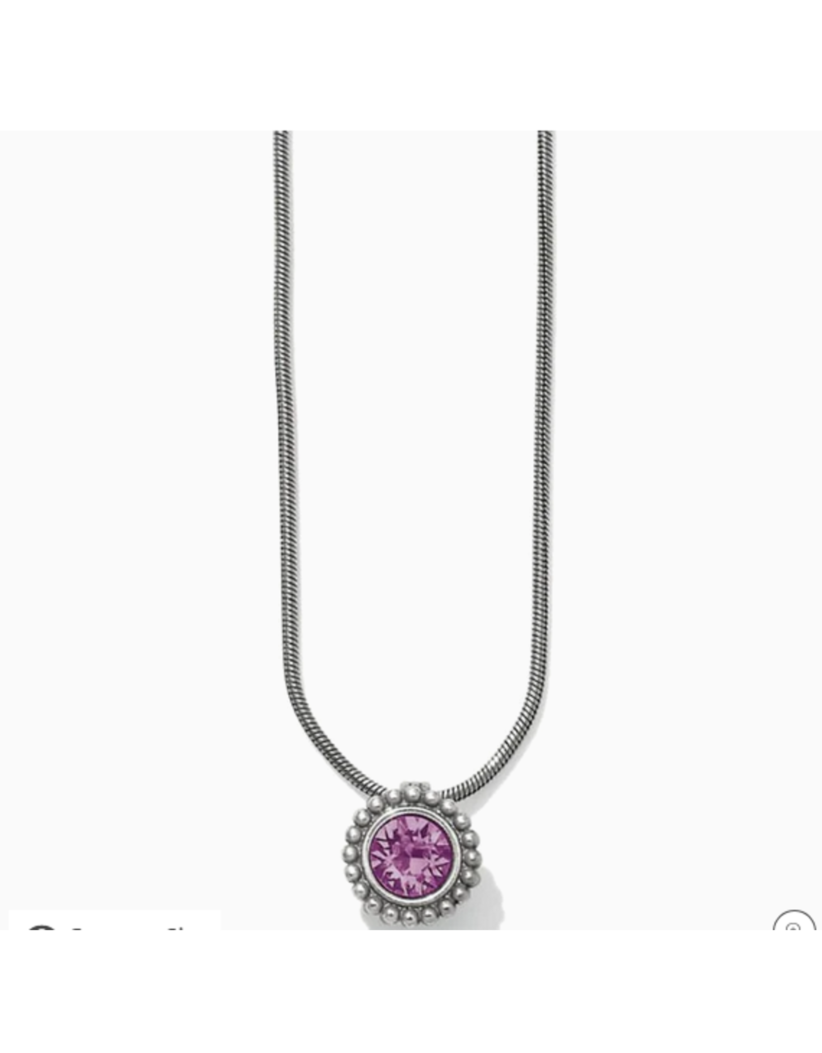 Brighton Brighton JL626G Twinkle Necklace Amethyst February