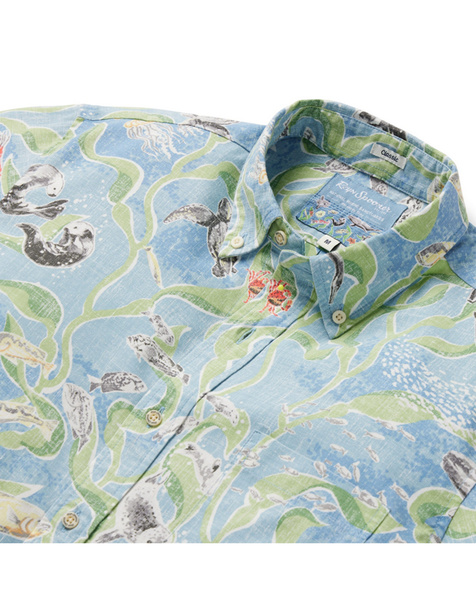 Reyn Spooner Reyn M635312524 Monterey Bay Faded Denim Button Front