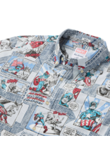 Reyn Spooner Reyn M618612524 Button Front Captain America Reyn Spooner Reyn M618612524 Button Front Captain America