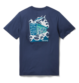 Reyn Spooner Reyn M635630124 Off the Hook Navy T Shirt