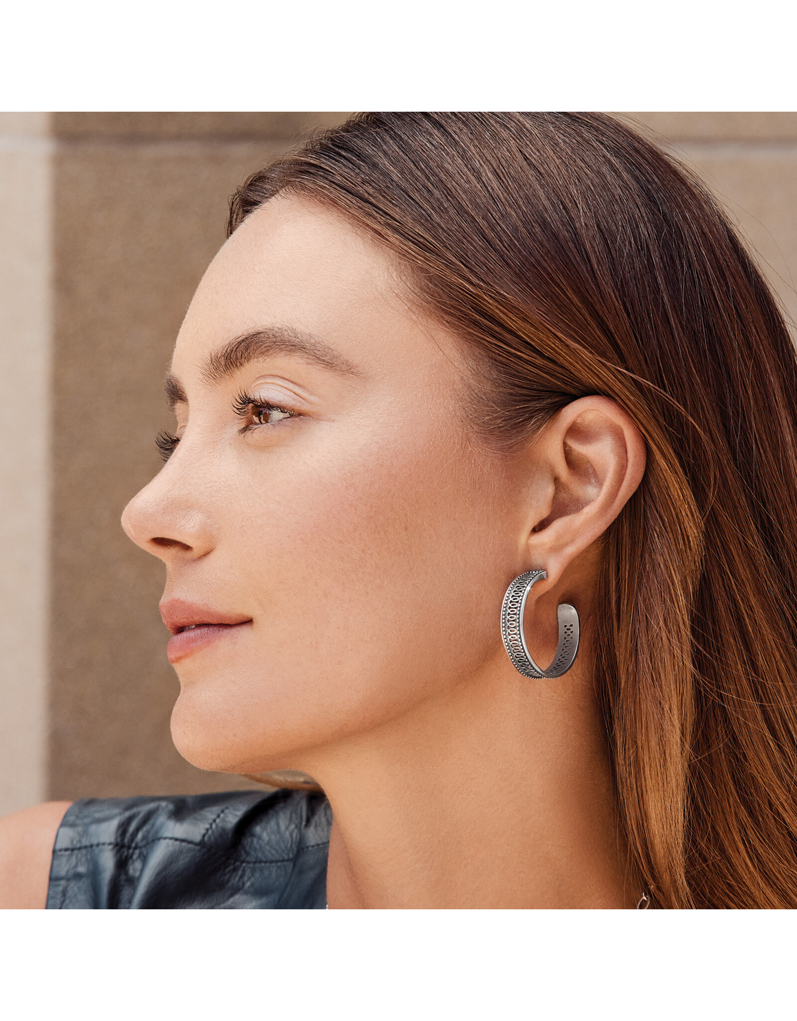 Brighton Brighton JA0010 Ferrara Siena Large Hoop Earrings