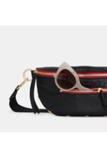 Hammitt Hammitt Charles Medium Black Gold Red Zip