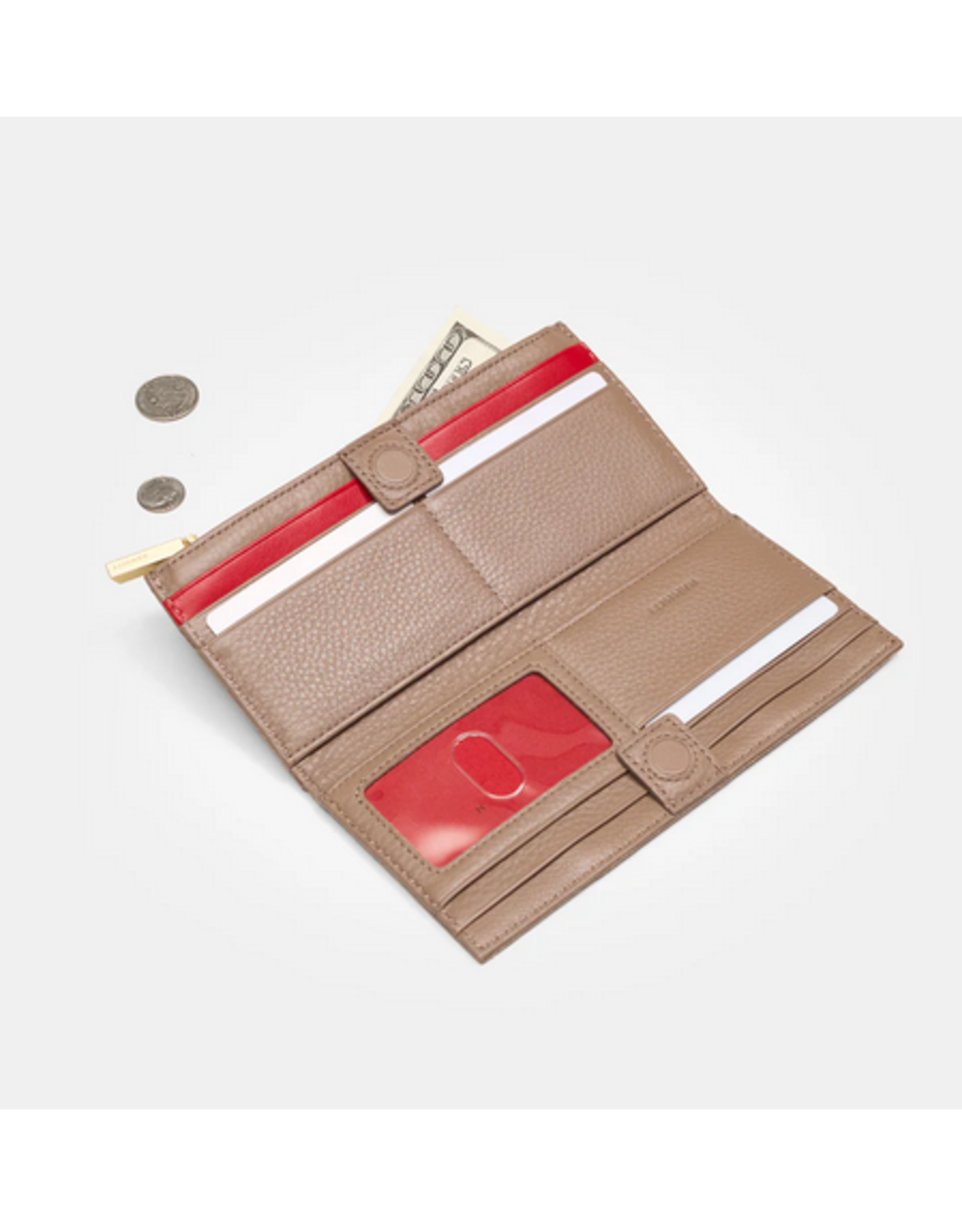 Hammitt Hammitt 110 North Sculpted Taupe Wallet