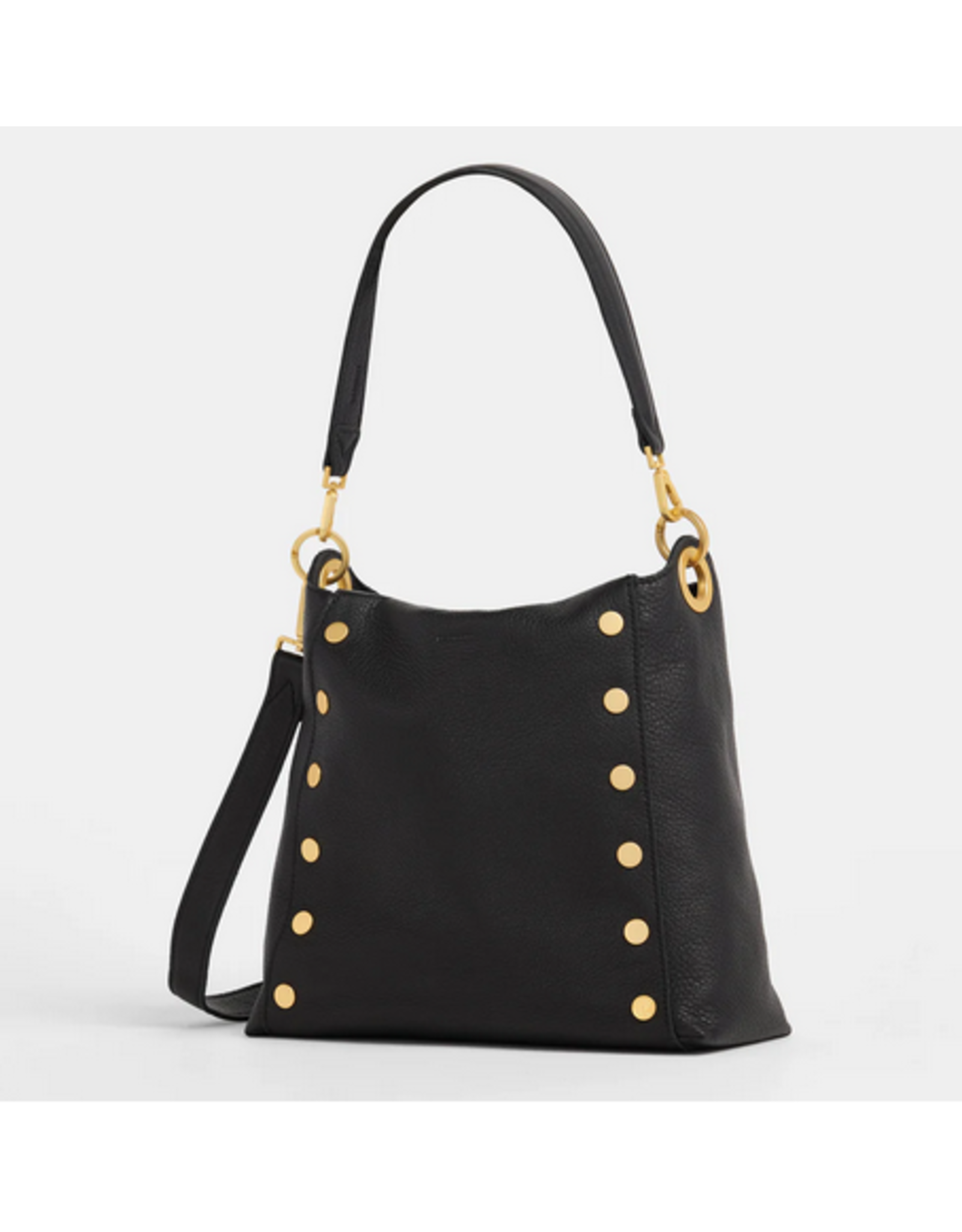 Hammitt Hammitt Bryant Lrg Large Black Gold Red Zip Handbag