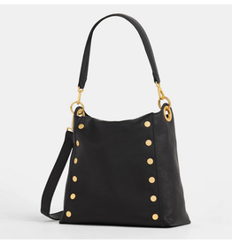 Hammitt Hammitt Bryant Lrg Large Black Gold Red Zip Handbag