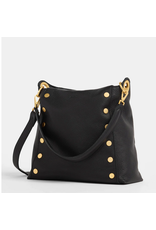 Hammitt Hammitt Bryant Lrg Large Black Gold Red Zip Handbag
