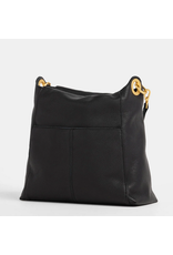 Hammitt Hammitt Bryant Lrg Large Black Gold Red Zip Handbag