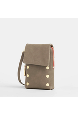 Hammitt Hammitt VIP Mobile Pewter Gold Red Zip