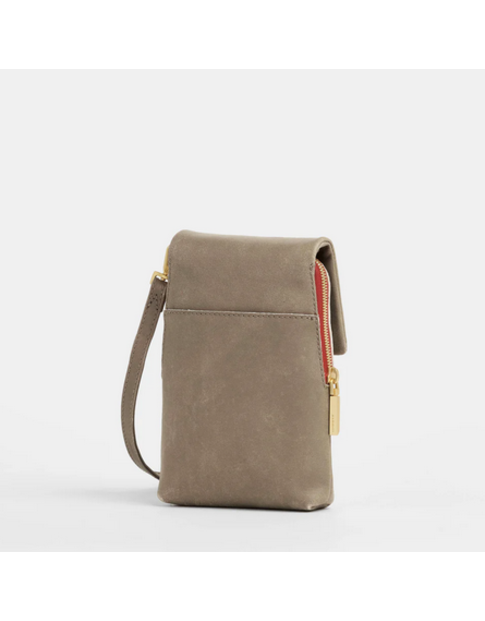 Hammitt Hammitt VIP Mobile Pewter Gold Red Zip