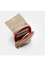 Hammitt Hammitt VIP Mobile Pewter Gold Red Zip