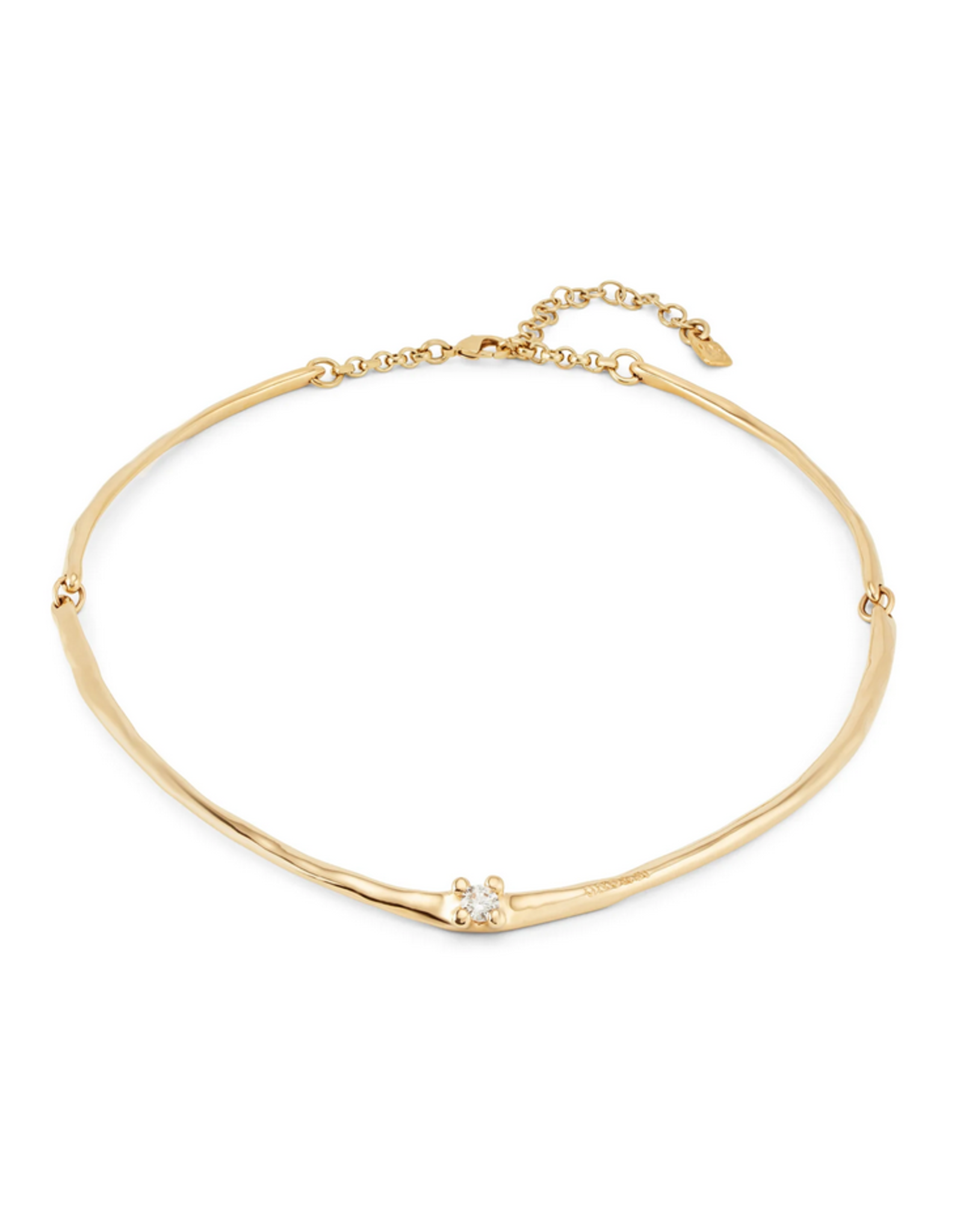 Uno de 50 Uno de 50 COL1913BLNORO00L Gold Cosmos Solitaire Necklace