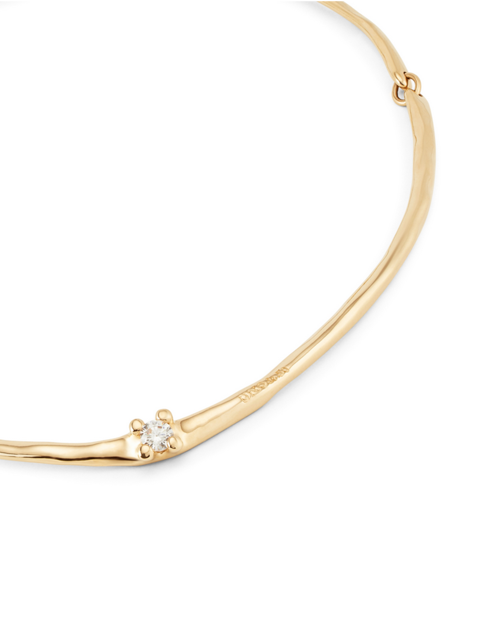 Uno de 50 Uno de 50 COL1913BLNORO00L Gold Cosmos Solitaire Necklace