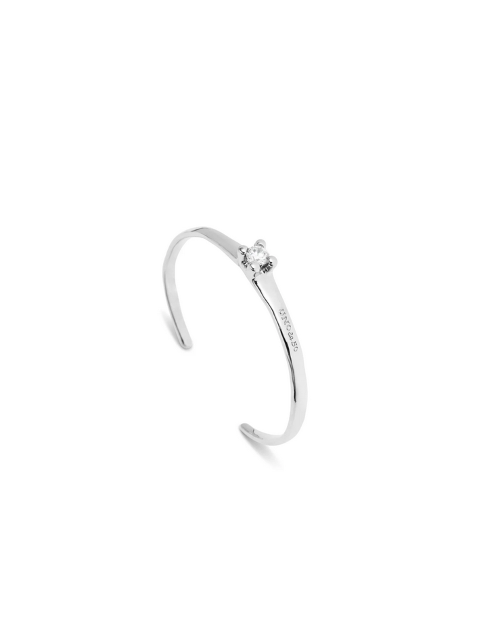 Uno de 50 Uno de 50 PUL2431BLNTL0M Silver Solitaire Cuff