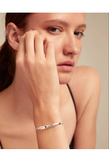 Uno de 50 Uno de 50 PUL2431BLNTL0M Silver Solitaire Cuff