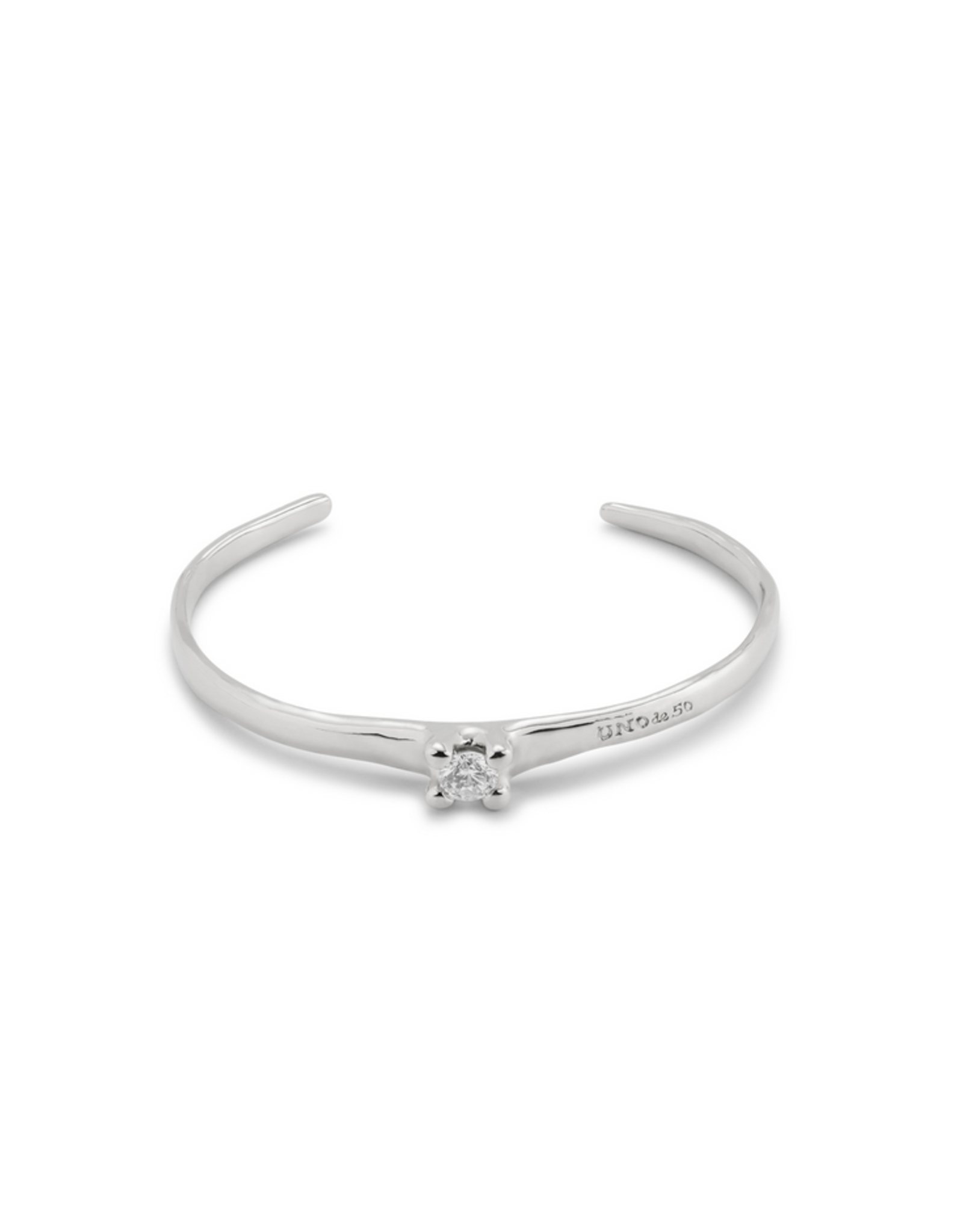 Uno de 50 Uno de 50 PUL2431BLNTL0M Silver Solitaire Cuff