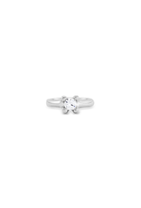 Uno de 50 Uno de 50 ANI0804BLNMTL Cosmos Solitaire Ring Silver