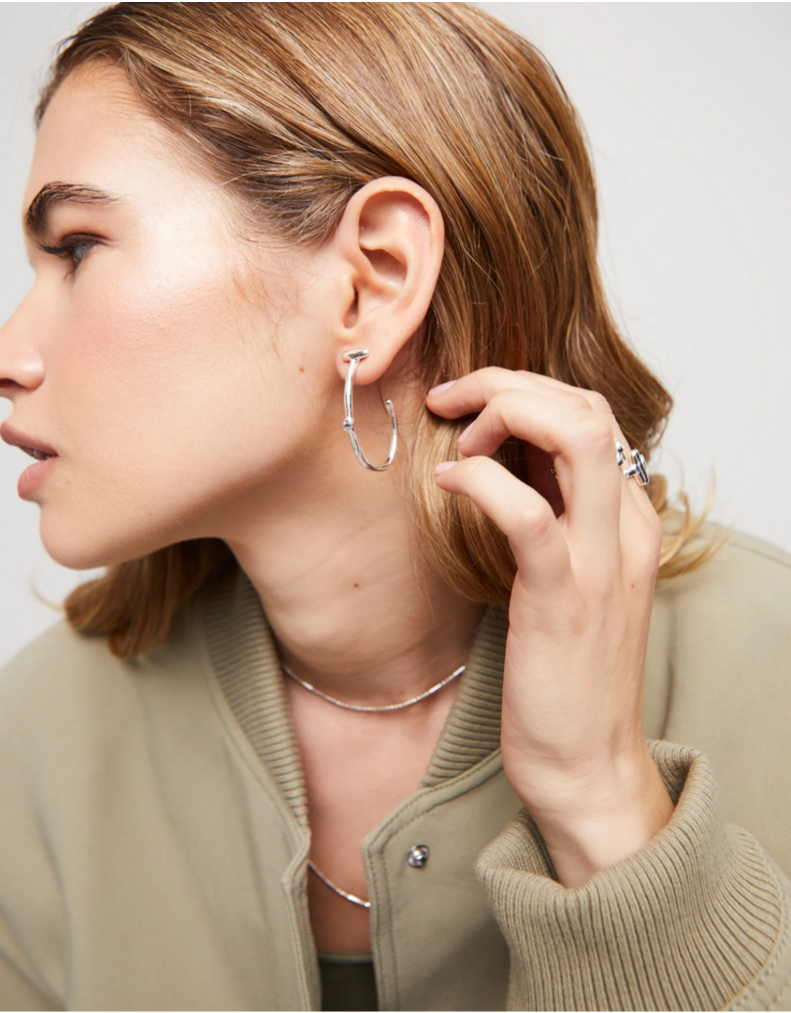 Uno de 50 Uno de 50 PEN0959BLNMTL0U Ser Indomable Earrings Silver