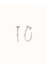 Uno de 50 Uno de 50 PEN0959BLNMTL0U Ser Indomable Earrings Silver
