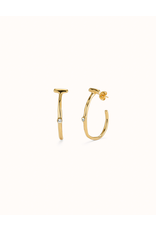 Uno de 50 Uno de 50 PEN0959BLNORO0U Ser Indomable Gold Earrings
