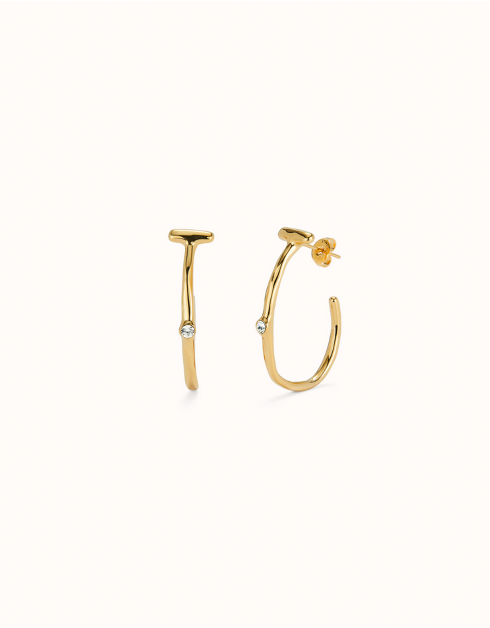 Uno de 50 Uno de 50 PEN0959BLNORO0U Ser Indomable Gold Earrings