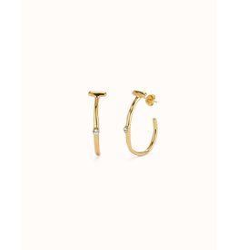 Uno de 50 Uno de 50 PEN0959BLNORO0U Ser Indomable Gold Earrings