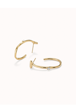 Uno de 50 Uno de 50 PEN0959BLNORO0U Ser Indomable Gold Earrings
