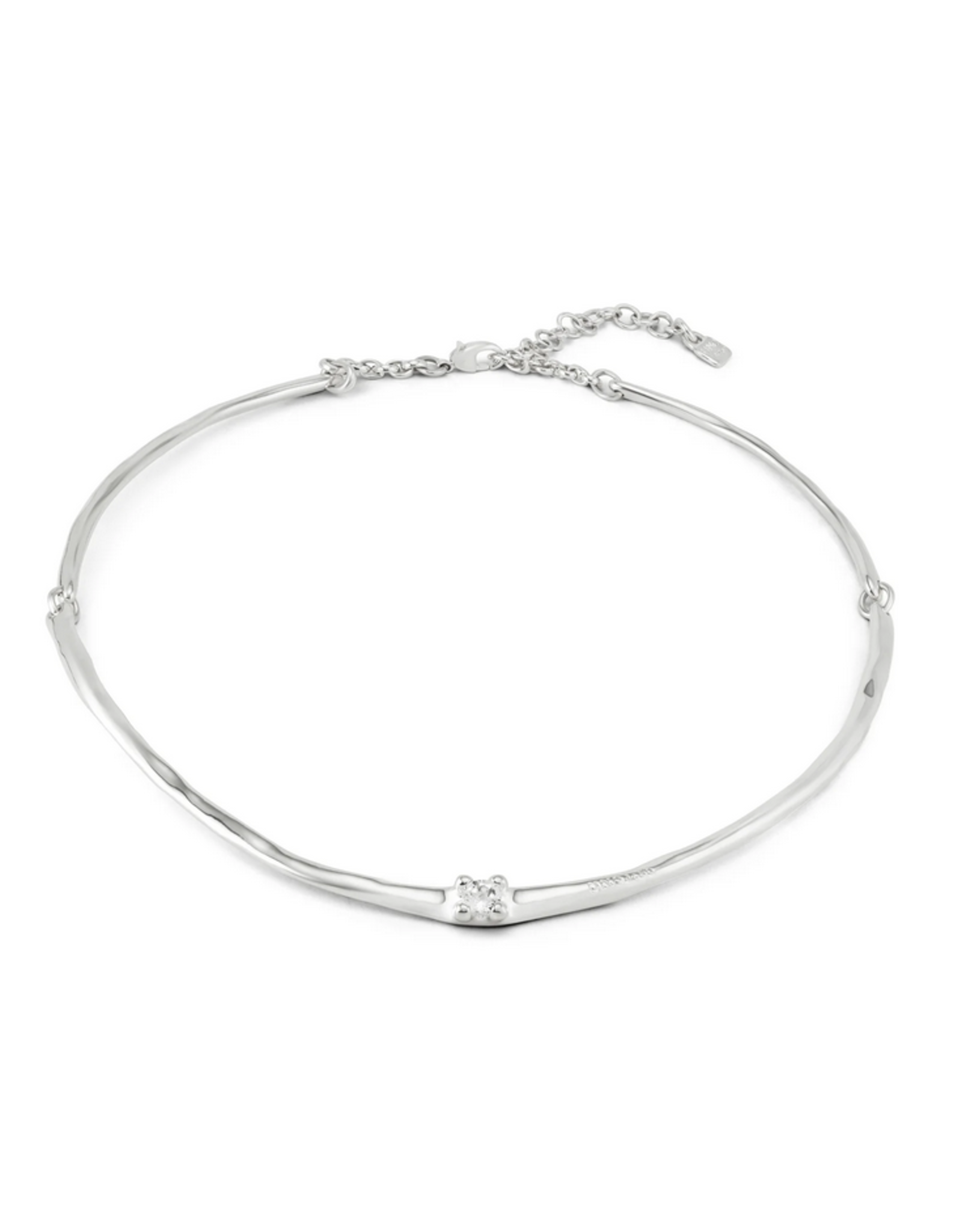 Uno de 50 Uno de 50 COL1913BLNMTL0U Cosmos Solitaire Silver Necklace