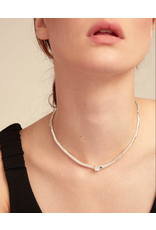 Uno de 50 Uno de 50 COL1913BLNMTL0U Cosmos Solitaire Silver Necklace