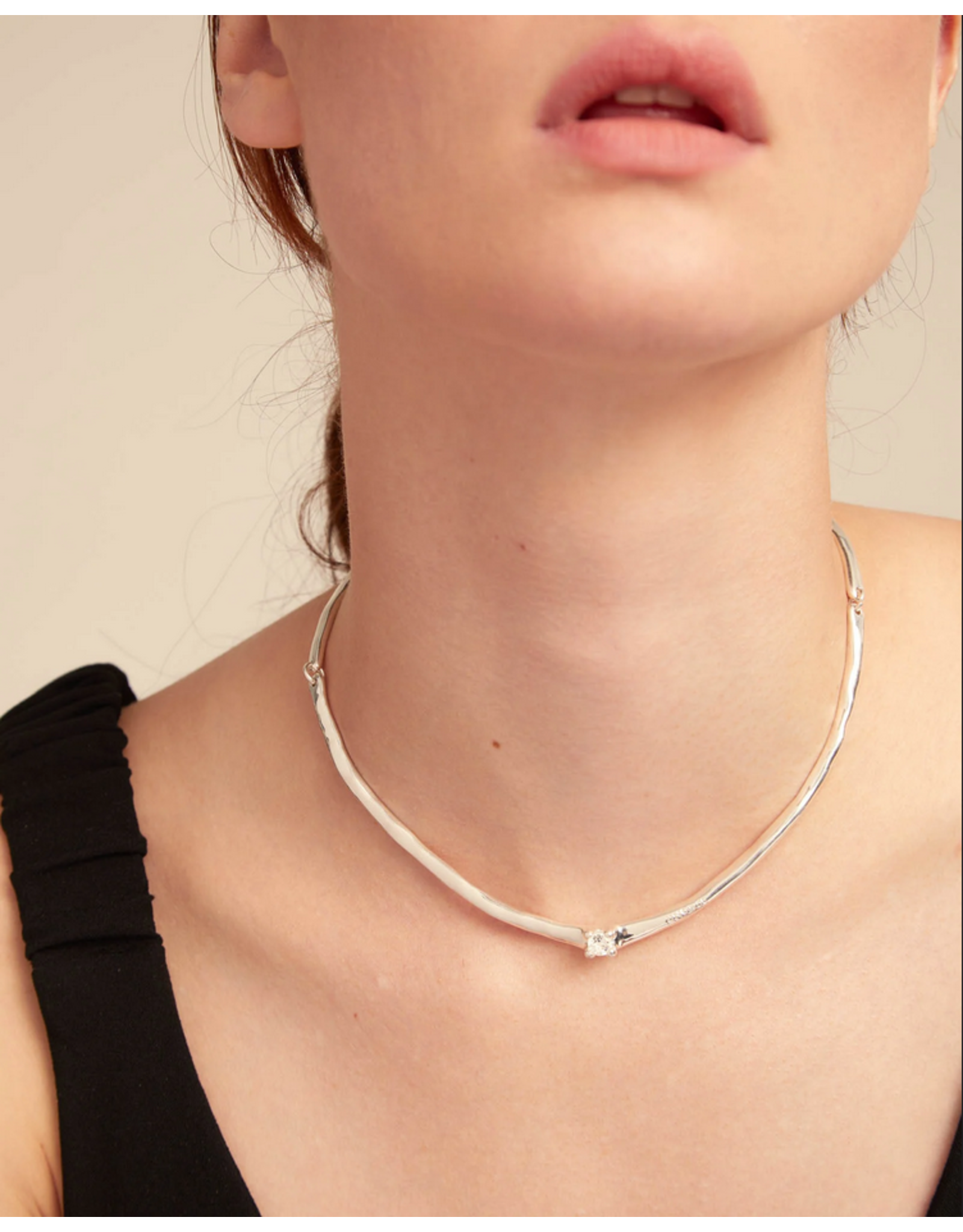 Uno de 50 Uno de 50 COL1913BLNMTL0U Cosmos Solitaire Silver Necklace